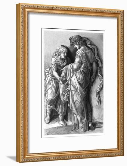 Judith and Holofernes, 1870-Adrien Marie-Framed Giclee Print