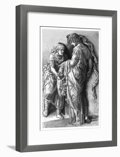 Judith and Holofernes, 1870-Adrien Marie-Framed Giclee Print