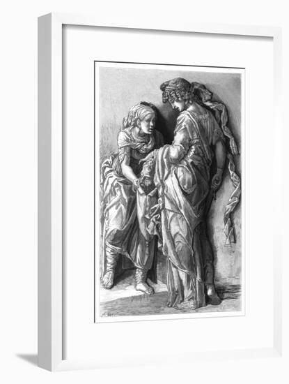 Judith and Holofernes, 1870-Adrien Marie-Framed Giclee Print