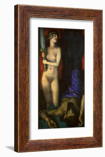 Judith and Holofernes, 1926-Franz von Stuck-Framed Giclee Print