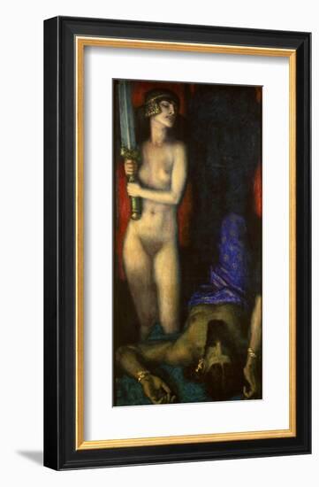 Judith and Holofernes, 1926-Franz von Stuck-Framed Giclee Print