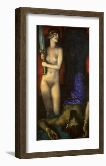 Judith and Holofernes, 1926-Franz von Stuck-Framed Giclee Print