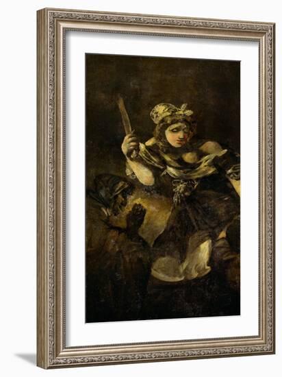 Judith and Holofernes, A Black Painting from the Quinta Del Sordo, Goya's Hourse, 1819-1823-Francisco de Goya-Framed Giclee Print