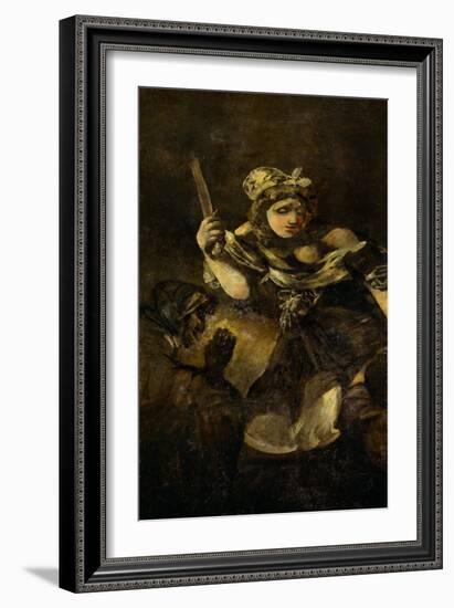 Judith and Holofernes, A Black Painting from the Quinta Del Sordo, Goya's Hourse, 1819-1823-Francisco de Goya-Framed Giclee Print