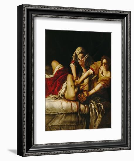 Judith and Holofernes, Around 1620-Artemisia Gentileschi-Framed Giclee Print