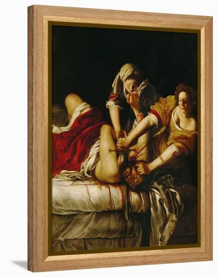 Judith and Holofernes, Around 1620-Artemisia Gentileschi-Framed Premier Image Canvas