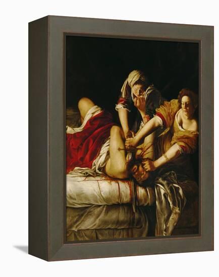 Judith and Holofernes, Around 1620-Artemisia Gentileschi-Framed Premier Image Canvas