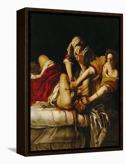 Judith and Holofernes, Around 1620-Artemisia Gentileschi-Framed Premier Image Canvas