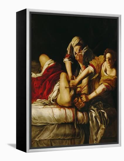 Judith and Holofernes, Around 1620-Artemisia Gentileschi-Framed Premier Image Canvas