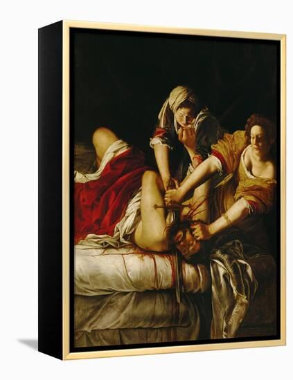 Judith and Holofernes, Around 1620-Artemisia Gentileschi-Framed Premier Image Canvas