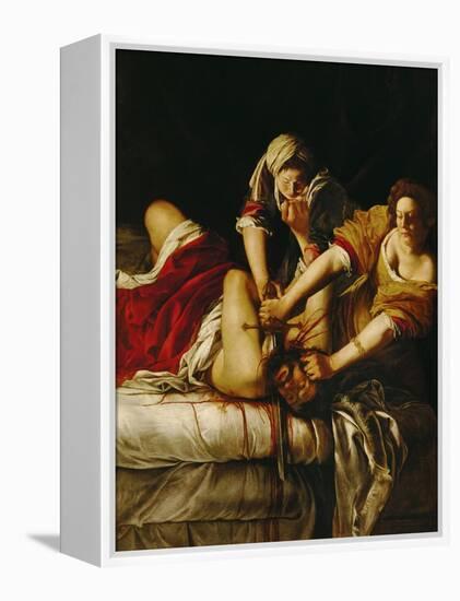 Judith and Holofernes, Around 1620-Artemisia Gentileschi-Framed Premier Image Canvas