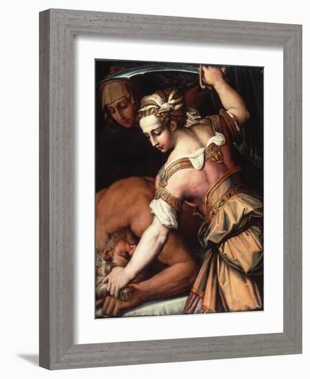 Judith and Holofernes, C.1554-Giorgio Vasari-Framed Giclee Print