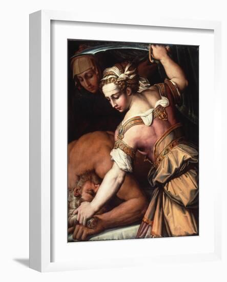 Judith and Holofernes, C.1554-Giorgio Vasari-Framed Giclee Print