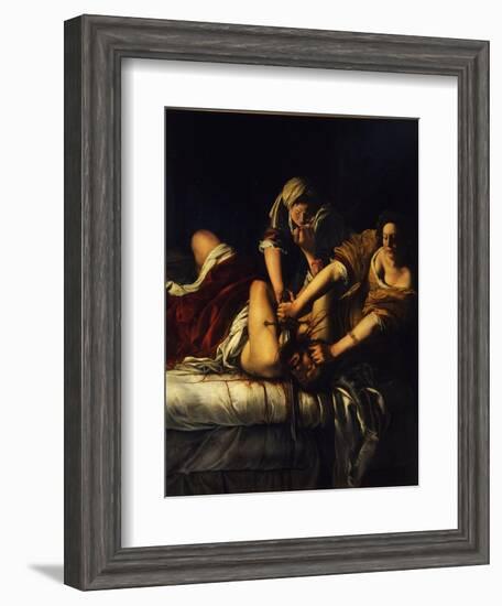 Judith and Holofernes, C. 1621-Artemisia Gentileschi-Framed Giclee Print