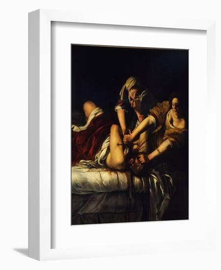 Judith and Holofernes, C. 1621-Artemisia Gentileschi-Framed Giclee Print