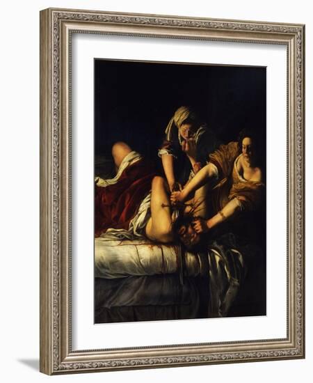 Judith and Holofernes, C. 1621-Artemisia Gentileschi-Framed Giclee Print