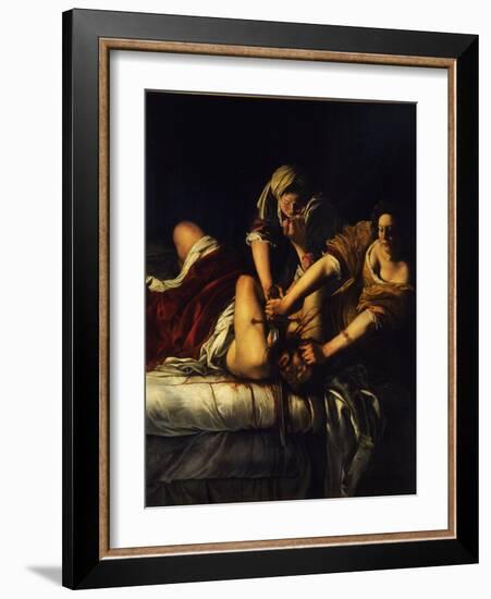 Judith and Holofernes, C. 1621-Artemisia Gentileschi-Framed Giclee Print