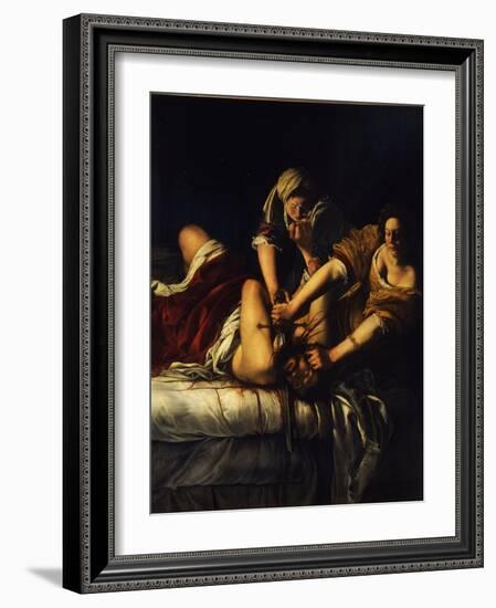 Judith and Holofernes, C. 1621-Artemisia Gentileschi-Framed Giclee Print