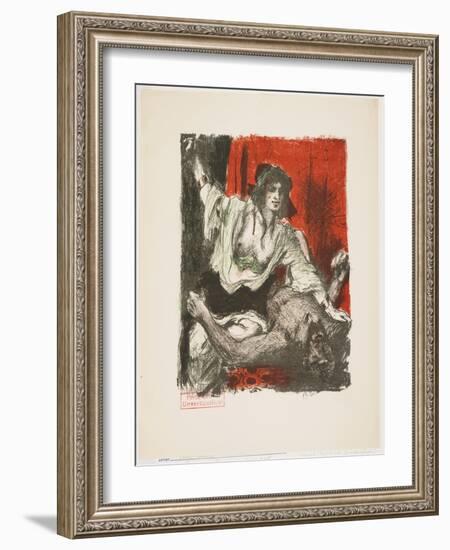 Judith and Holofernes, from Das Buch Judith (The Book of Judith), 1910-Lovis Corinth-Framed Giclee Print