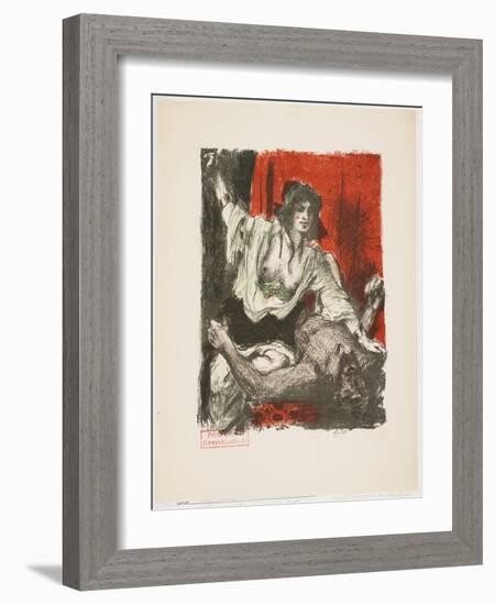 Judith and Holofernes, from Das Buch Judith (The Book of Judith), 1910-Lovis Corinth-Framed Giclee Print