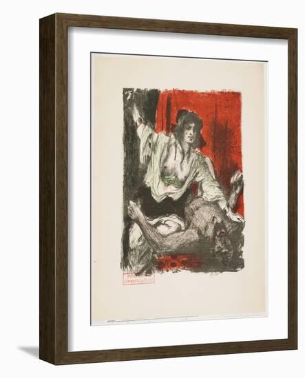 Judith and Holofernes, from Das Buch Judith (The Book of Judith), 1910-Lovis Corinth-Framed Giclee Print