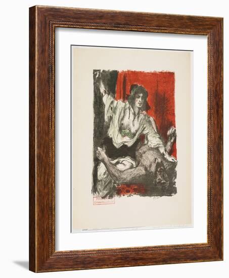 Judith and Holofernes, from Das Buch Judith (The Book of Judith), 1910-Lovis Corinth-Framed Giclee Print