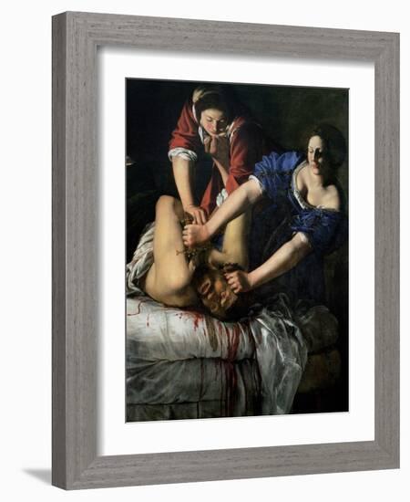 Judith and Holofernes-Artemisia Gentileschi-Framed Giclee Print