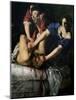 Judith and Holofernes-Artemisia Gentileschi-Mounted Giclee Print