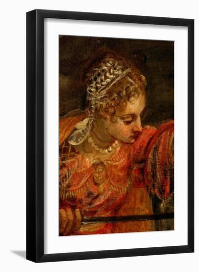 Judith and Holofernes-Jacopo Robusti Tintoretto-Framed Giclee Print