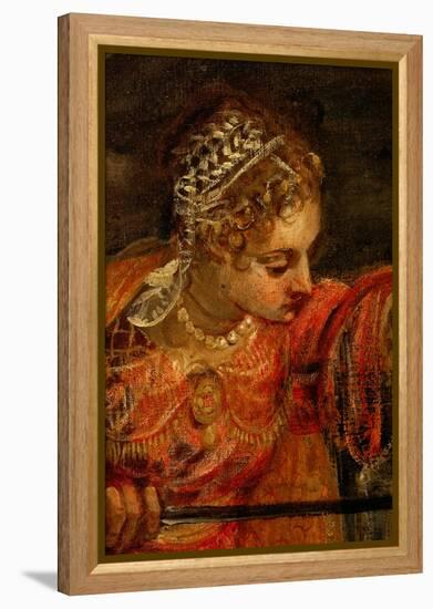 Judith and Holofernes-Jacopo Robusti Tintoretto-Framed Premier Image Canvas