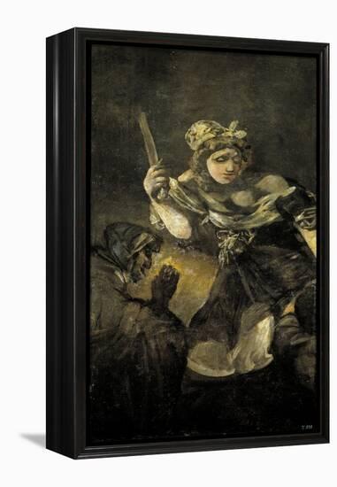Judith and Holofernes-Francisco de Goya-Framed Premier Image Canvas