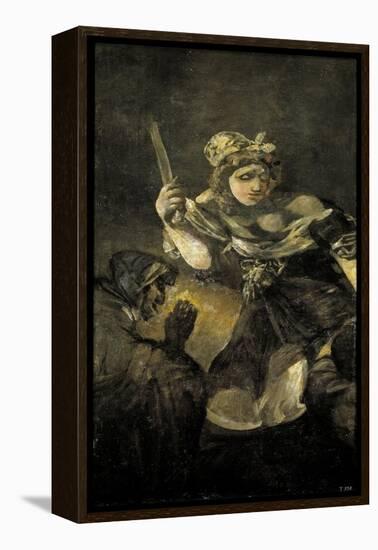 Judith and Holofernes-Francisco de Goya-Framed Premier Image Canvas