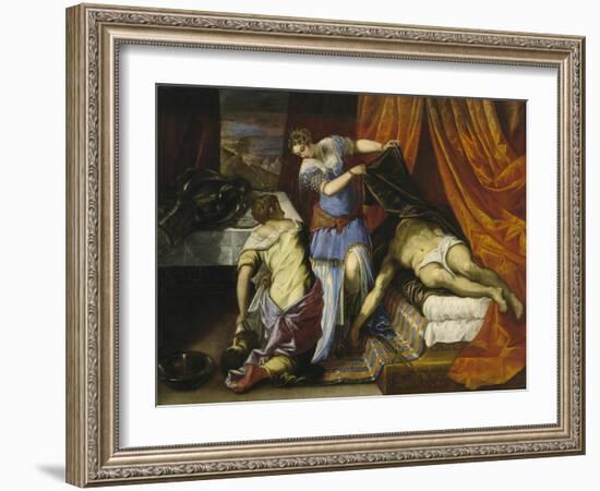 Judith and Holofernes-Jacopo Tintoretto-Framed Giclee Print