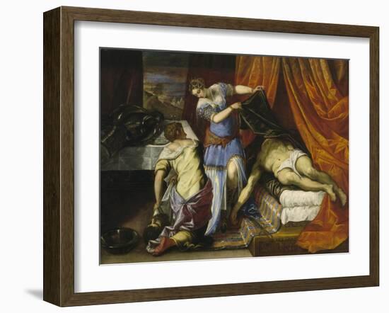 Judith and Holofernes-Jacopo Tintoretto-Framed Giclee Print