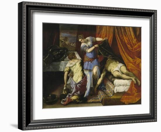 Judith and Holofernes-Jacopo Tintoretto-Framed Giclee Print