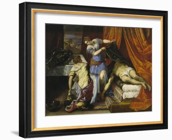 Judith and Holofernes-Jacopo Tintoretto-Framed Giclee Print