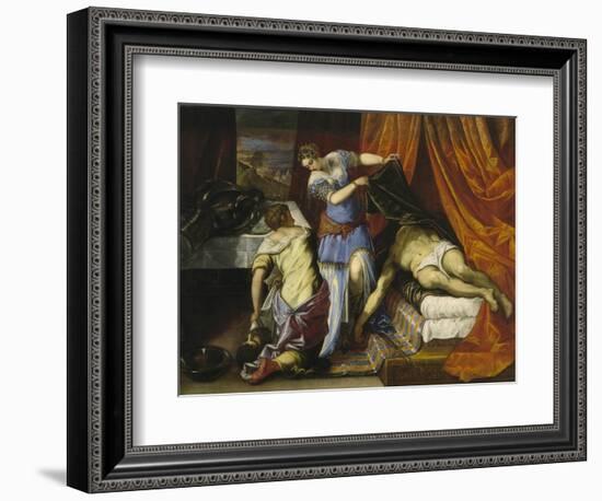 Judith and Holofernes-Jacopo Tintoretto-Framed Giclee Print