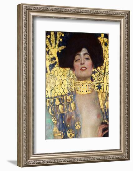 Judith and the Head of Holofernes (1901)-Gustav Klimt-Framed Photographic Print