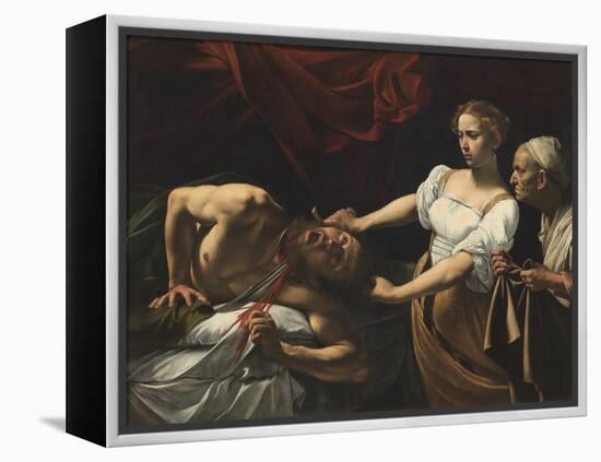 Judith Beheading Holofernes-Caravaggio-Framed Premier Image Canvas