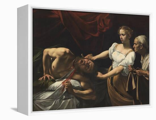 Judith Beheading Holofernes-Caravaggio-Framed Premier Image Canvas