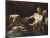 Judith Beheading Holofernes-Caravaggio-Mounted Giclee Print