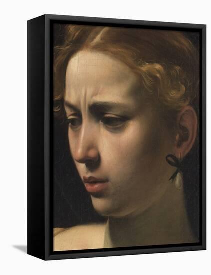 Judith Beheading Holofernes-Caravaggio-Framed Premier Image Canvas