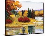 A Fall Day in the Mountains-Judith D'Agostino-Stretched Canvas