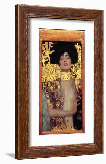 Judith I-Gustav Klimt-Framed Art Print