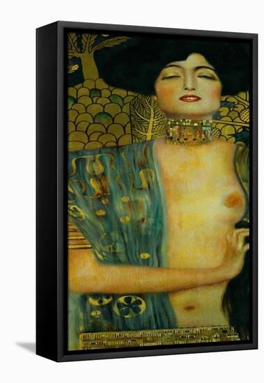 Judith II-Gustav Klimt-Framed Premier Image Canvas