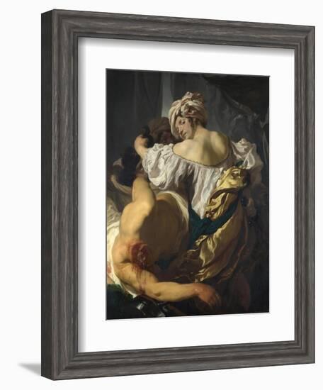 Judith in the Tent of Holofernes, C. 1622-Johann Liss-Framed Giclee Print