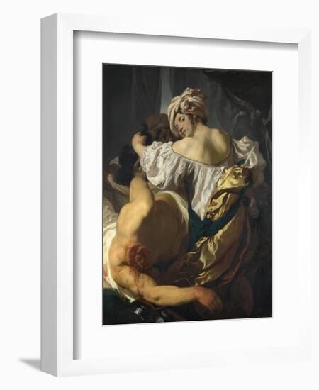 Judith in the Tent of Holofernes, C. 1622-Johann Liss-Framed Giclee Print