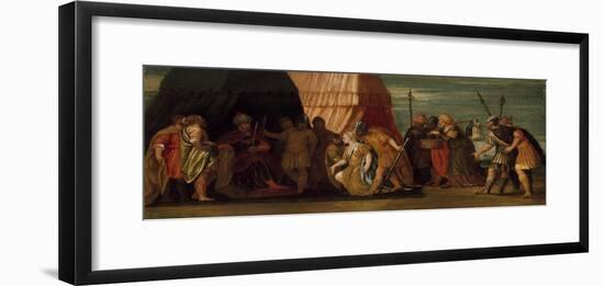 Judith Received by Holofernes-Veronese-Framed Giclee Print