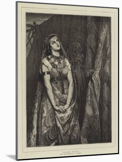 Judith's Prayer-Jean Francois Portaels-Mounted Giclee Print