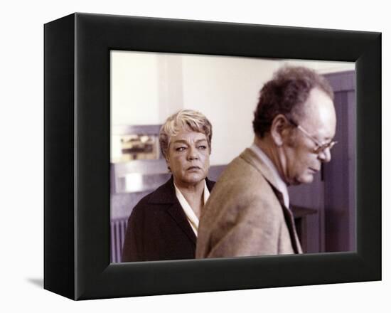 Judith Therpauve by PatriceChereau with Simone Signoret, 1978 (photo)-null-Framed Stretched Canvas